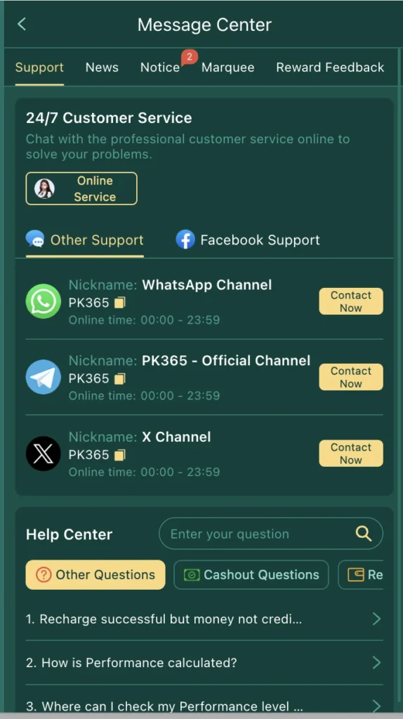 pk365 game APK